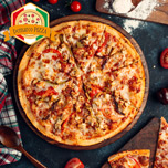 Pizza Pompeya BBQ Crispy